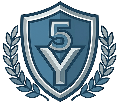 ELR Roofing 5-Year Guarantee Badge